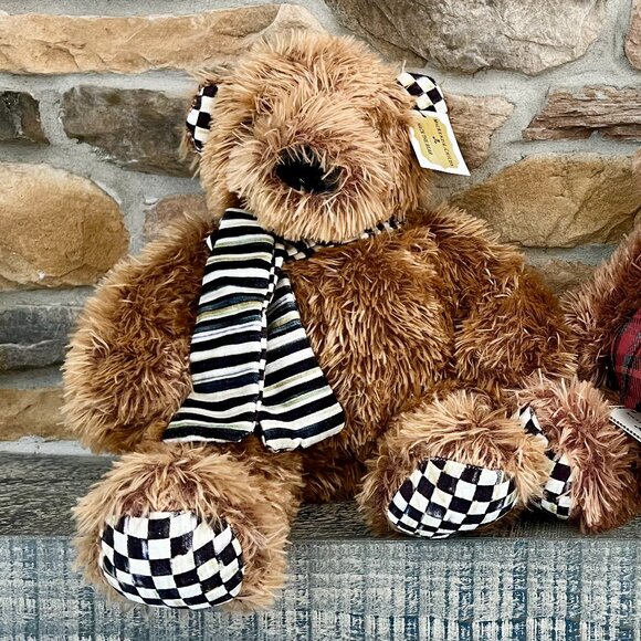 NWT.SALE!Collectable MacKenzie-Childs Mac the Teddy Bear
